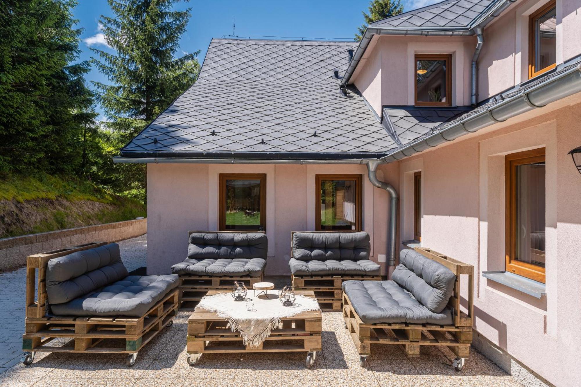 Ruzova Chalupa Pod Klinovcem Loučná pod Klínovcem Extérieur photo